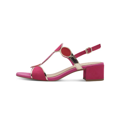 Marco Tozzi Geometric Sandal Block Heel 28230-42