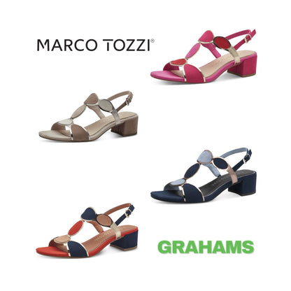 Marco Tozzi Geometric Sandal Block Heel 28230-42