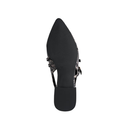 Marco Tozzi Slingback Snake Print 29418