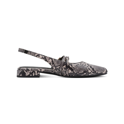 Marco Tozzi Slingback Snake Print 29418