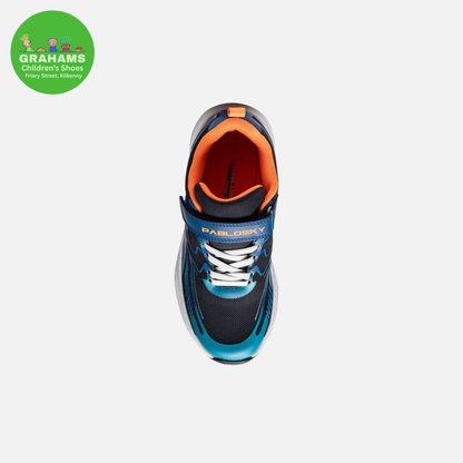 Pablosky Boys Trainer Navy Orange 985520