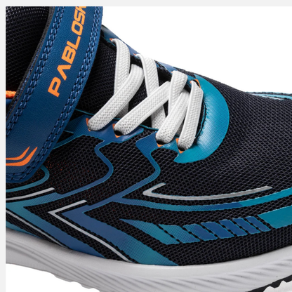 Pablosky Boys Trainer Navy Orange 985520