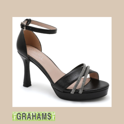 PFS Heeled Sandals Diamante Detailing H81203