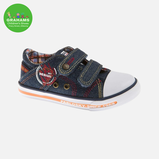 Pablosky Canvas Velcro Boys Shoe 962320
