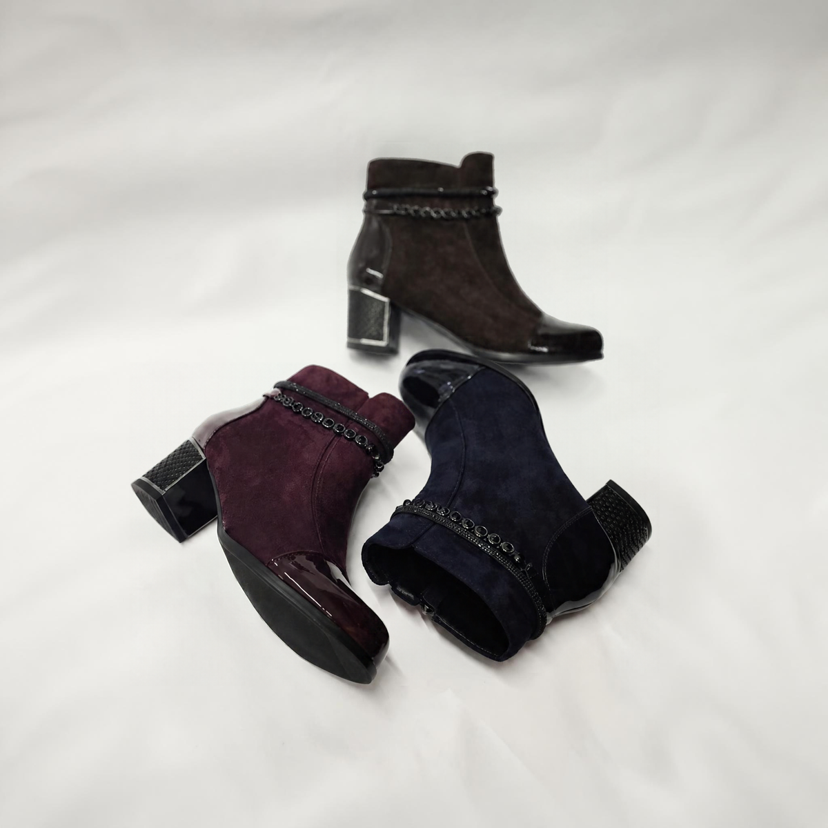 Redz 1901 Ankle Boot Diamond Strap
