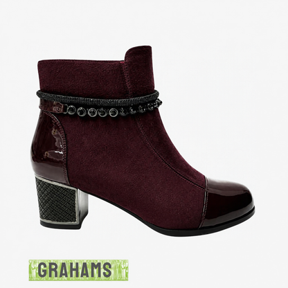 Redz 1901 Ankle Boot Diamond Strap