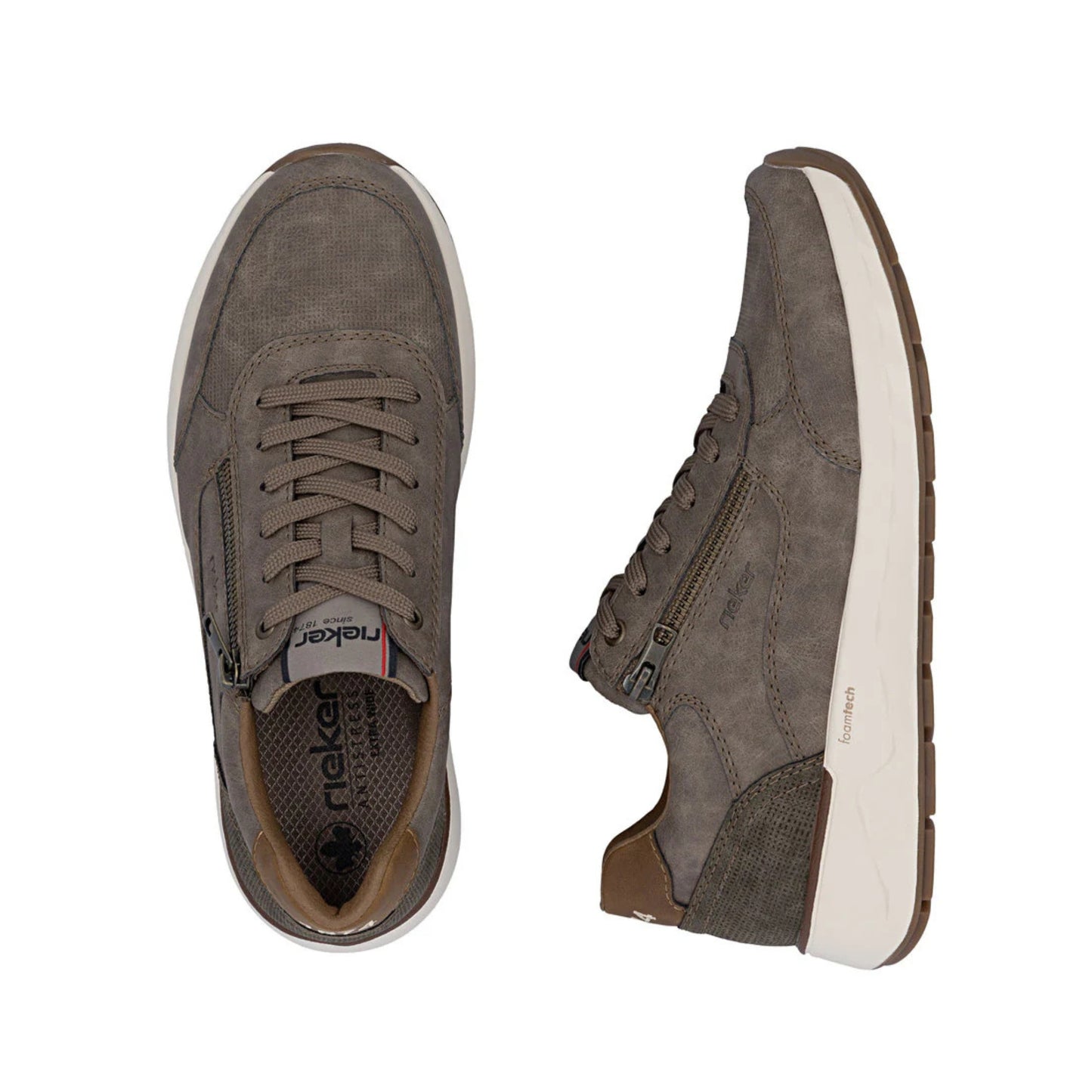 Rieker Men's Casual Trainer Zip 11504