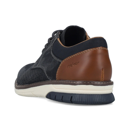 Rieker Men's Lace Up Suede Leather 14425