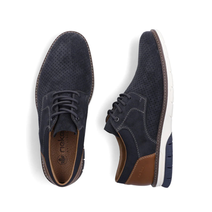 Rieker Men's Lace Up Suede Leather 14425