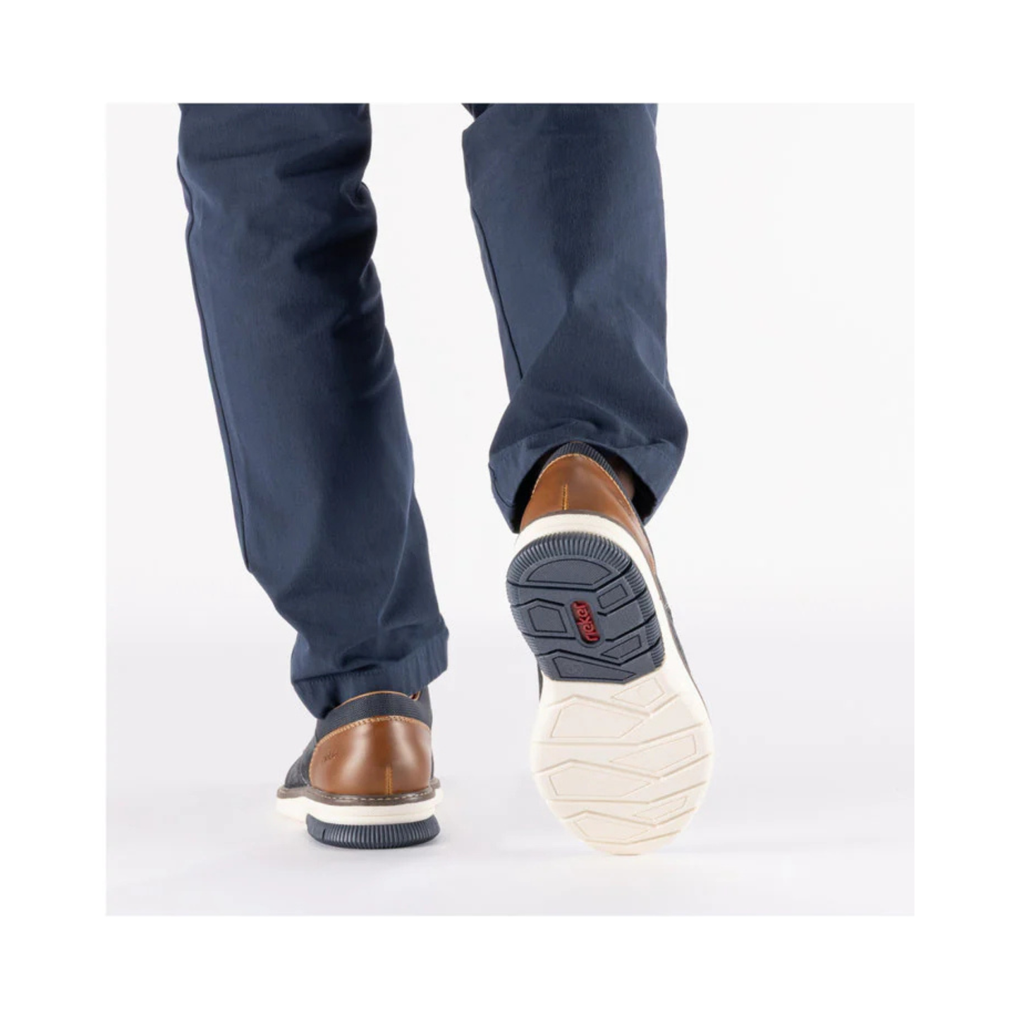 Rieker Men's Lace Up Suede Leather 14425