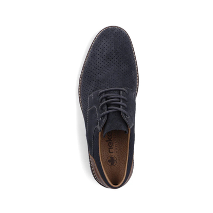 Rieker Men's Lace Up Suede Leather 14425