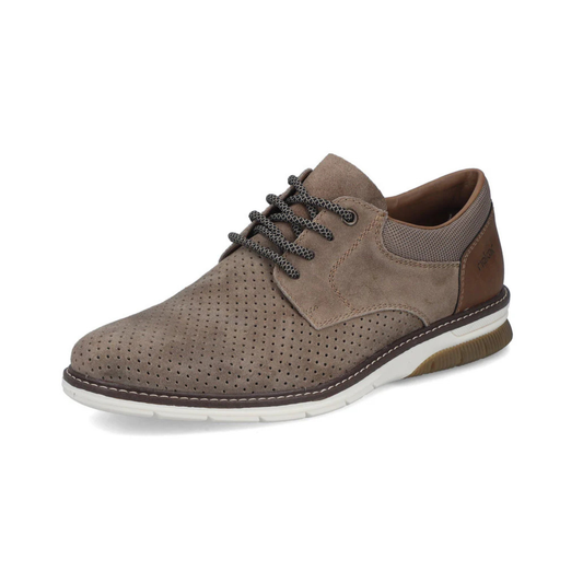 Rieker Men's Lace Up Suede Leather 14425