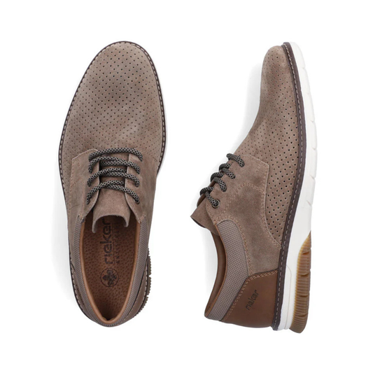 Rieker Men's Lace Up Suede Leather 14425