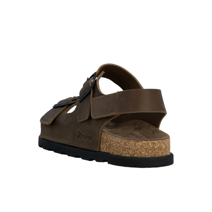 Rieker Mens Sandal Brown Tabak 21152-25