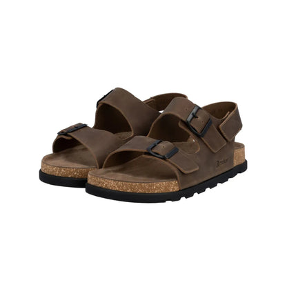 Rieker Mens Sandal Brown Tabak 21152-25