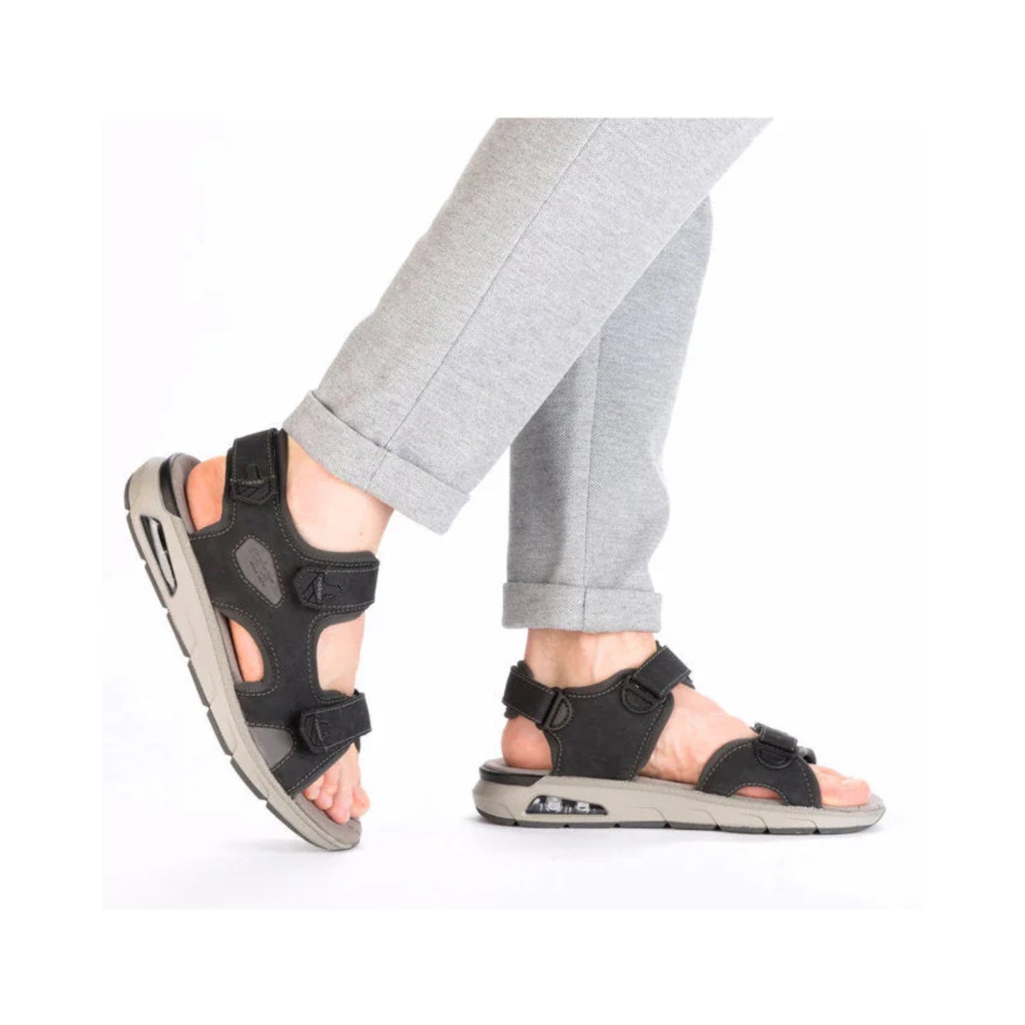 Rieker Men's Walking Sandal Velcro 29151