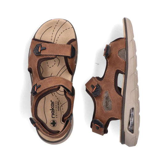 Rieker Men's Walking Sandal Velcro 29151