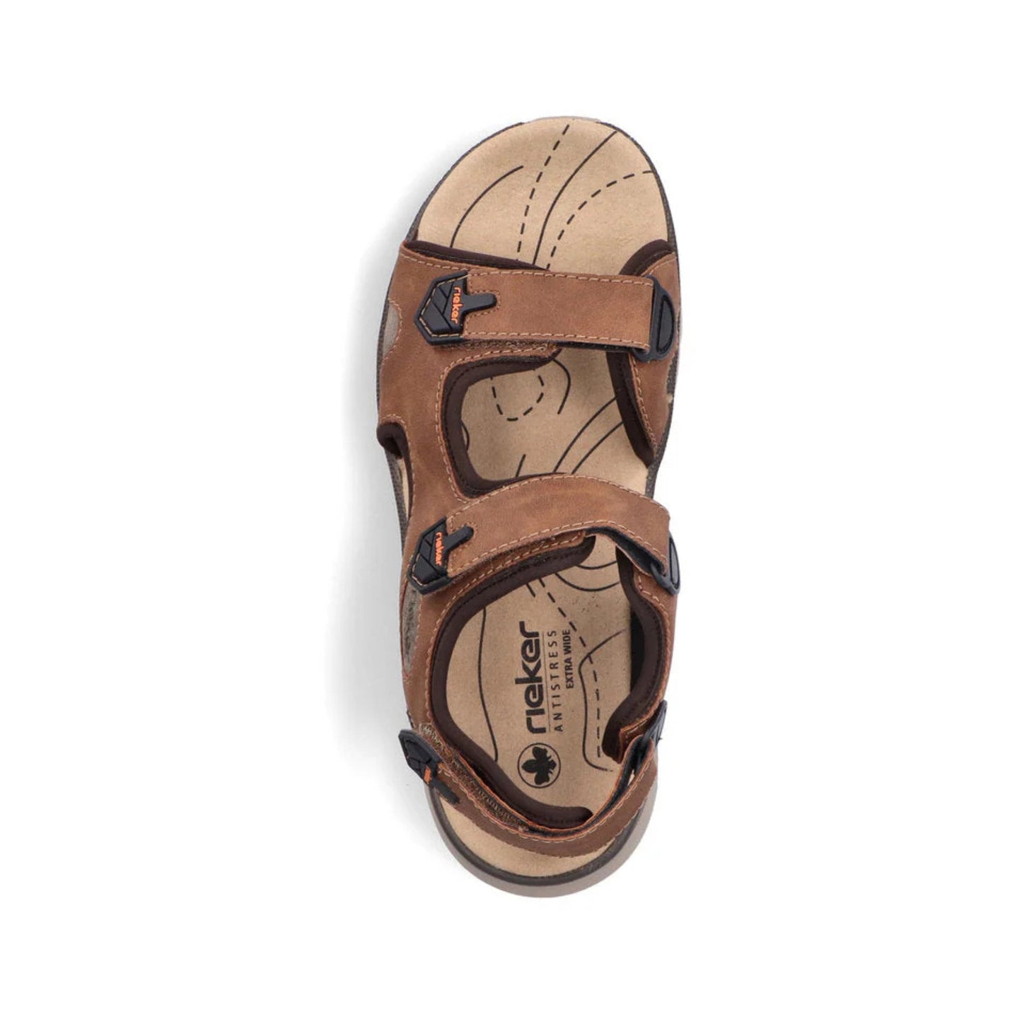 Rieker Men's Walking Sandal Velcro 29151