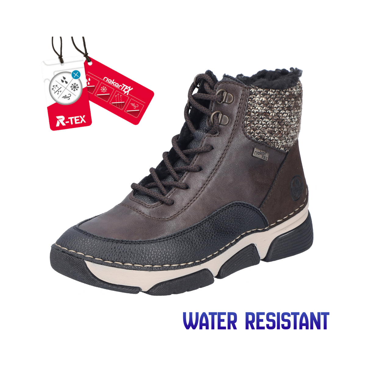 Rieker Laced Boot 45956