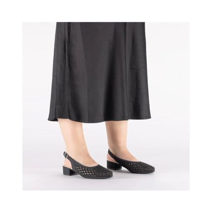 Rieker Low Heeled Sling-back Pumps Navy 47074-14