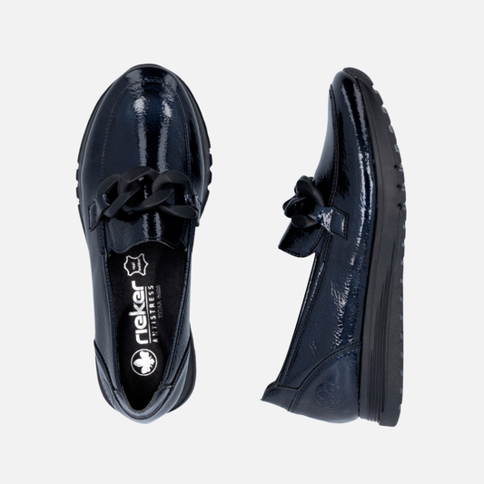 Rieker Classic Patent Loafer 49051