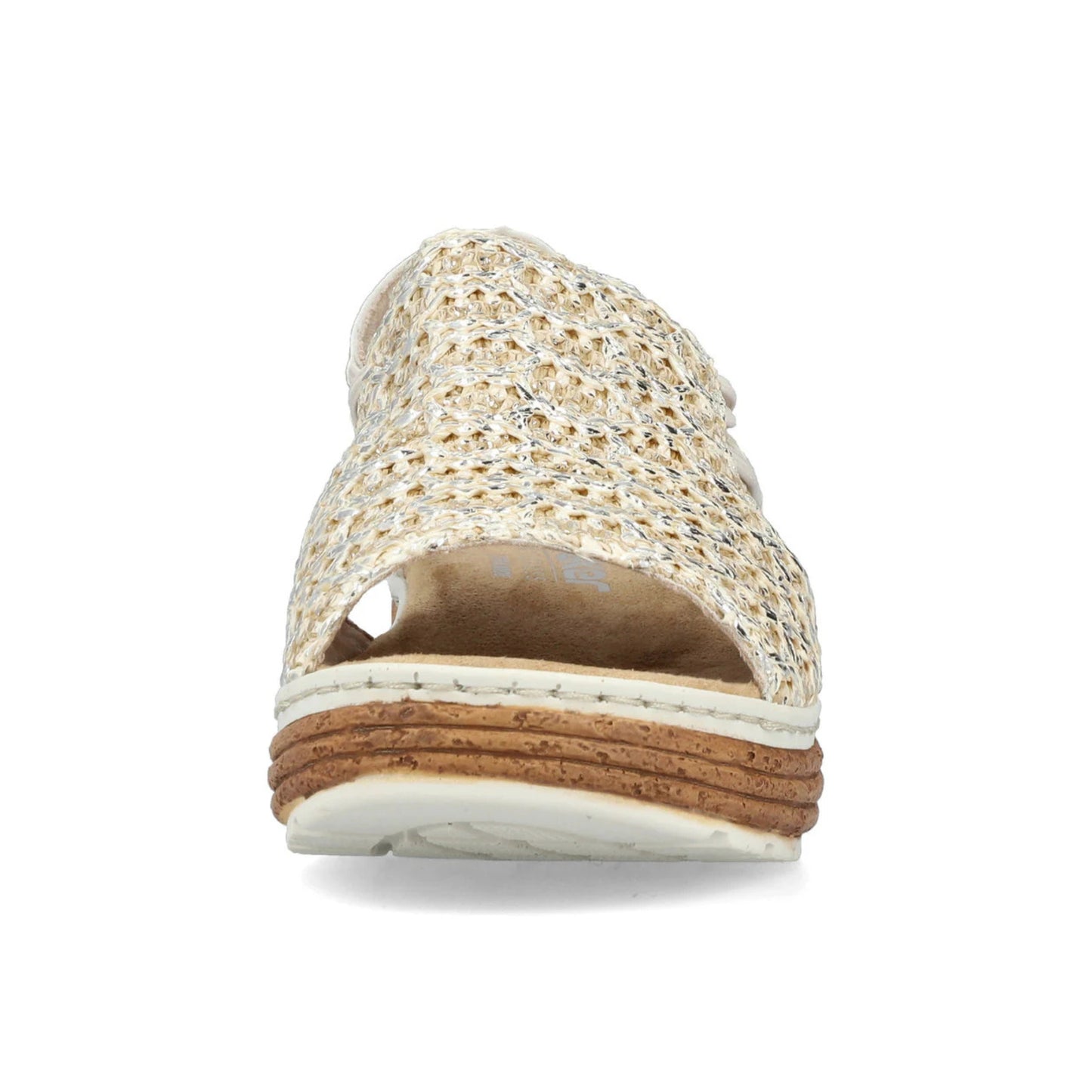Rieker Low Wedge Woven Sandal 62741