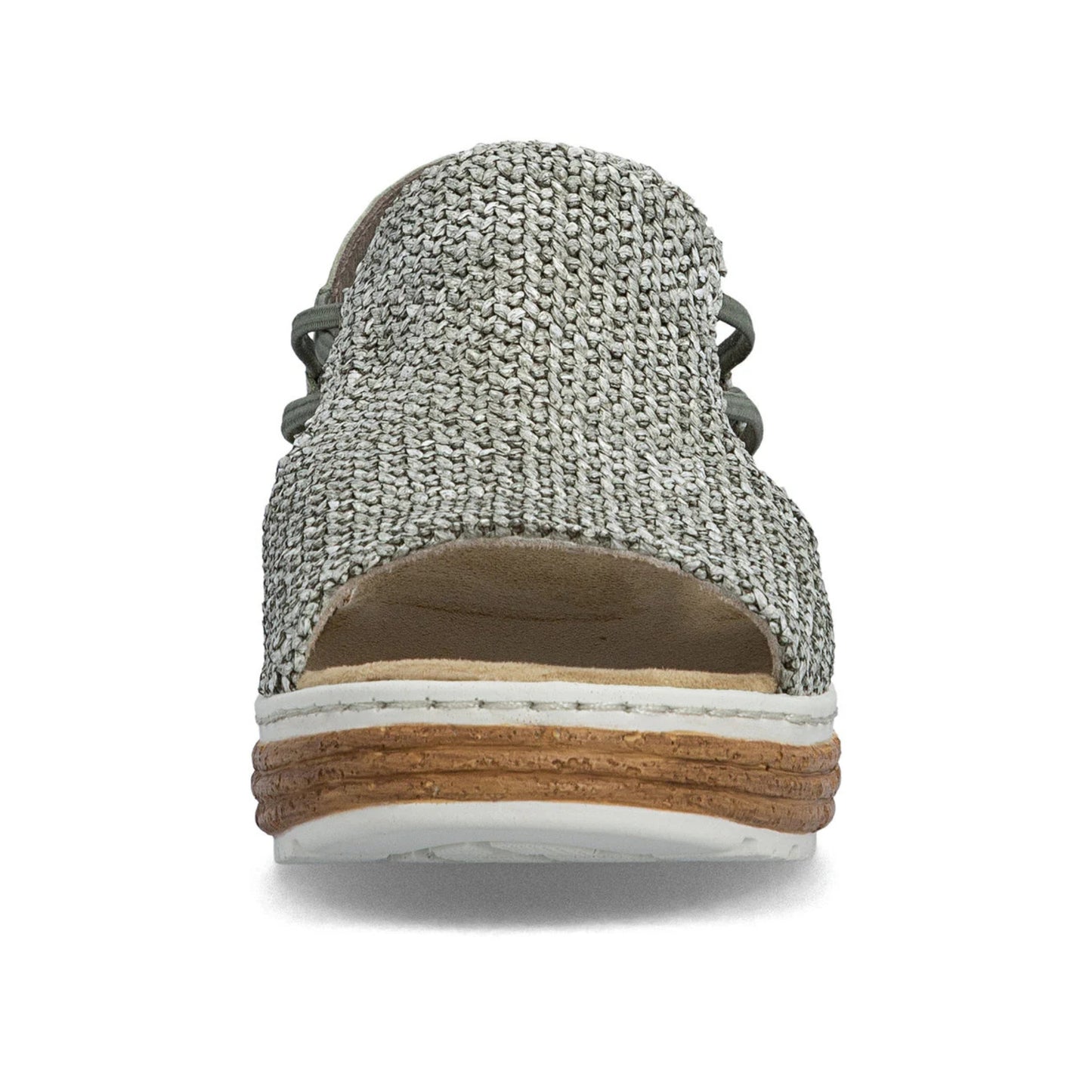 Rieker Low Wedge Woven Sandal 62741