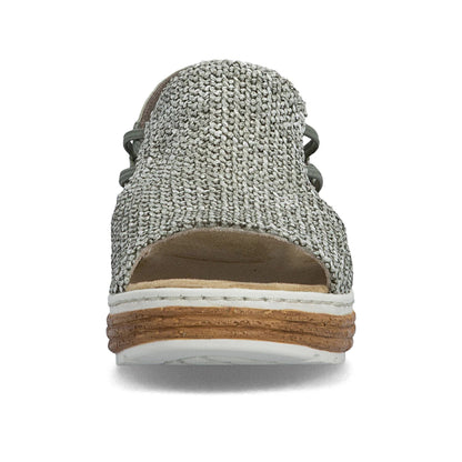 Rieker Low Wedge Woven Sandal 62741