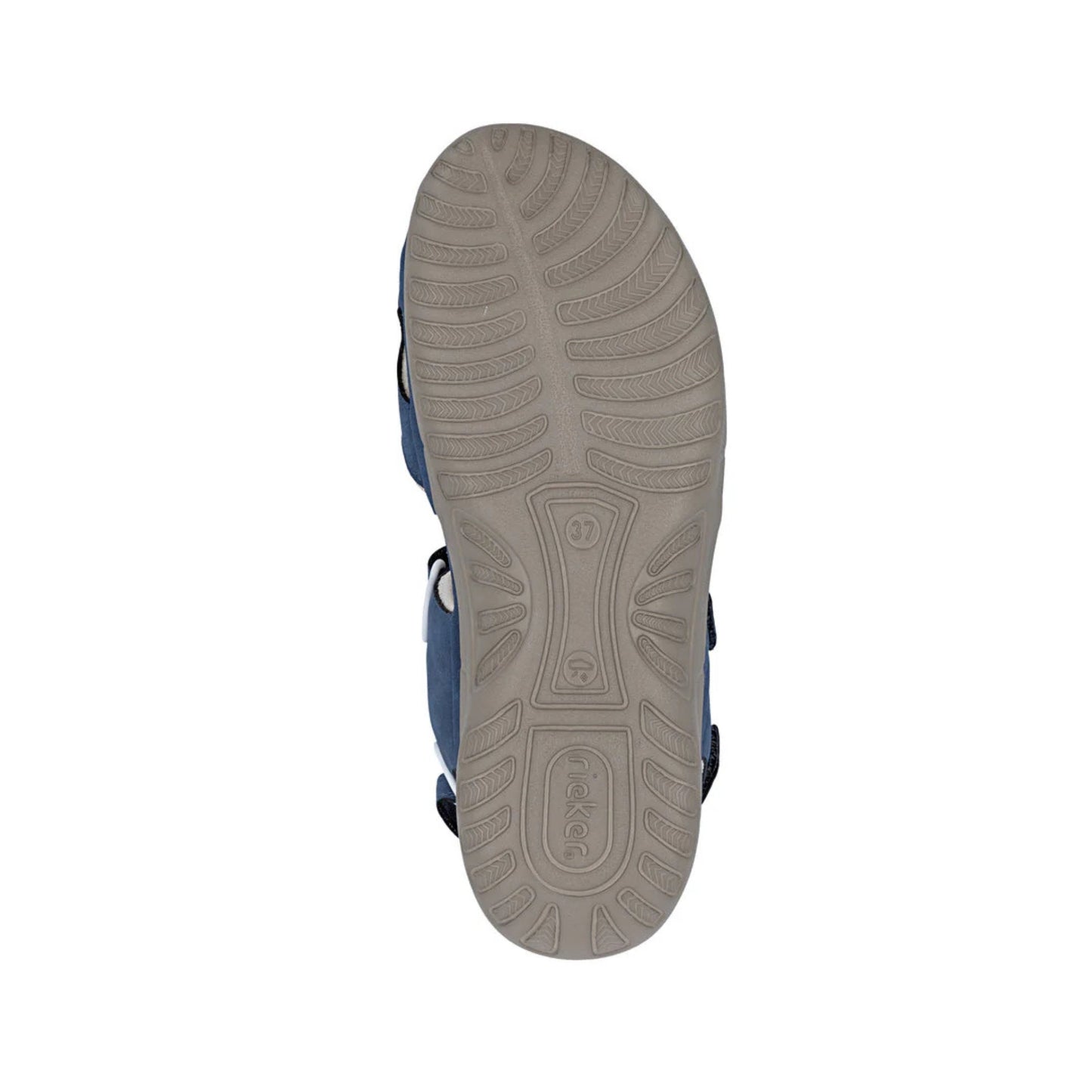 Rieker Ladies Walking Sandal Blue 64856-14