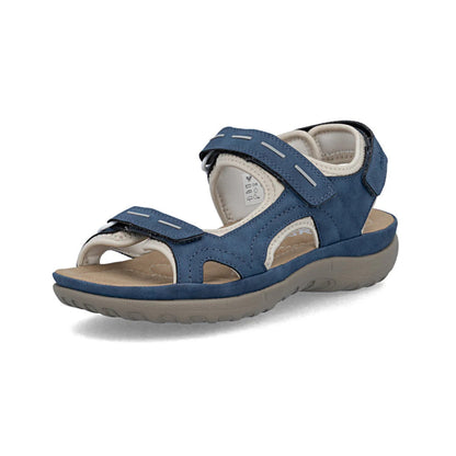 Rieker Ladies Walking Sandal Blue 64856-14