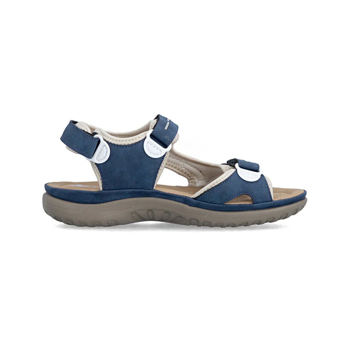Rieker Ladies Walking Sandal Blue 64856-14