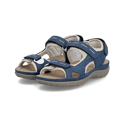 Rieker Ladies Walking Sandal Blue 64856-14