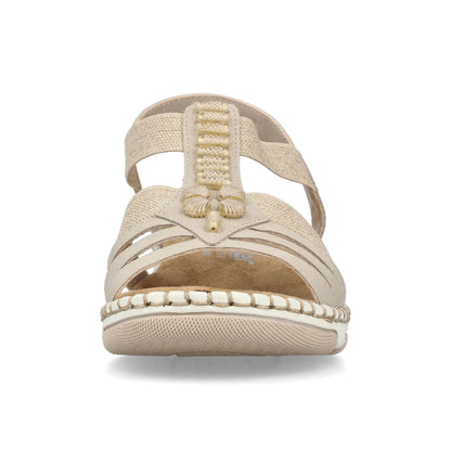 Rieker Women's Sandal Beige 66201-62