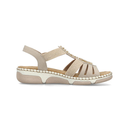 Rieker Women's Sandal Beige 66201-62