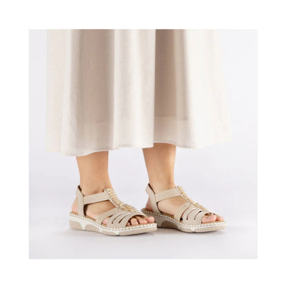 Rieker Women's Sandal Beige 66201-62