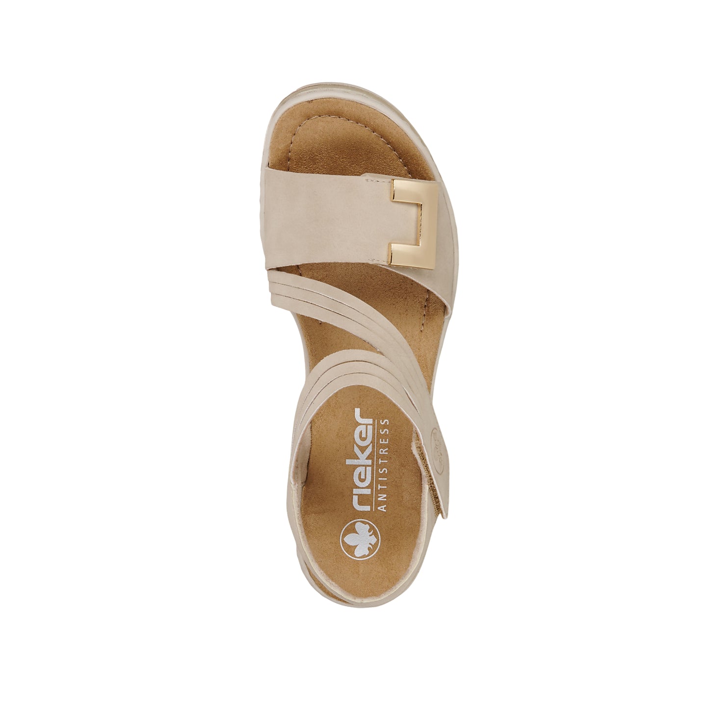 Rieker Wedge Sandal Velcro 67410