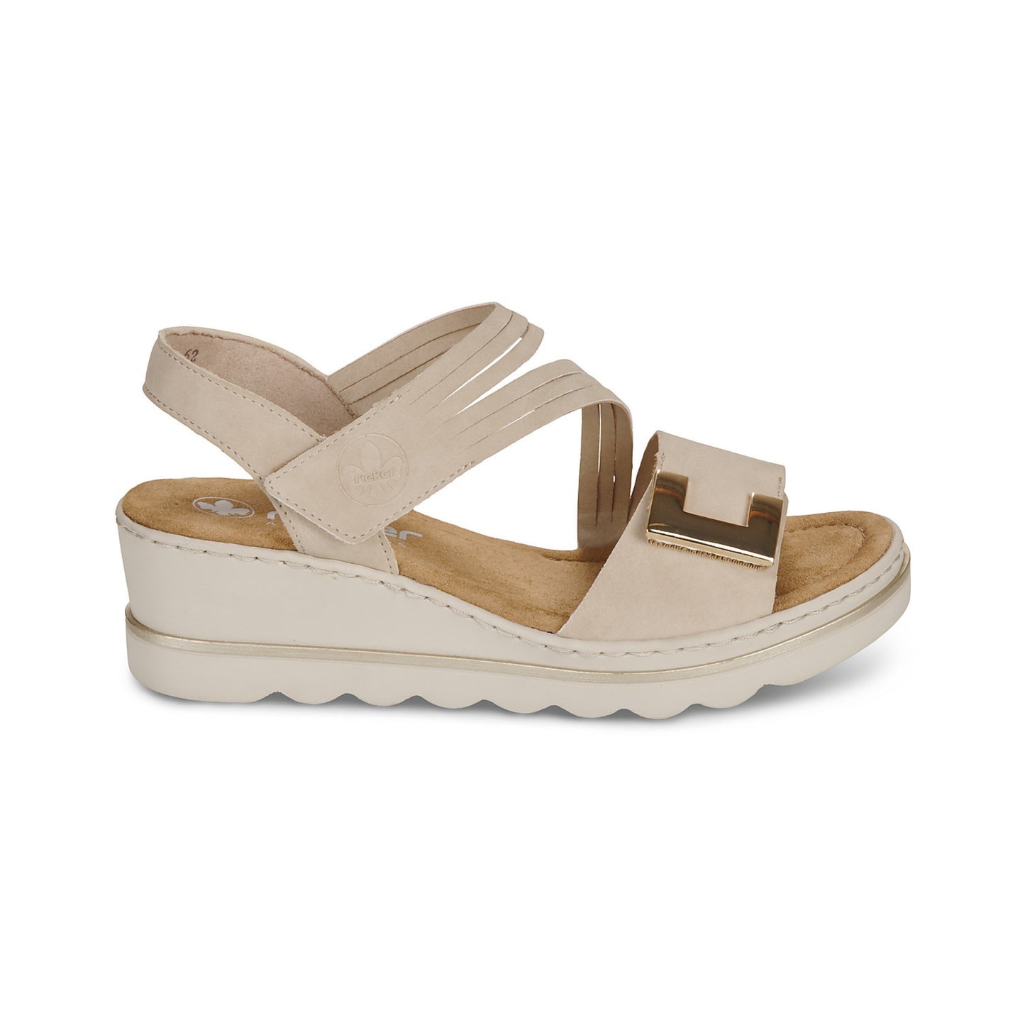 Rieker Wedge Sandal Velcro 67410