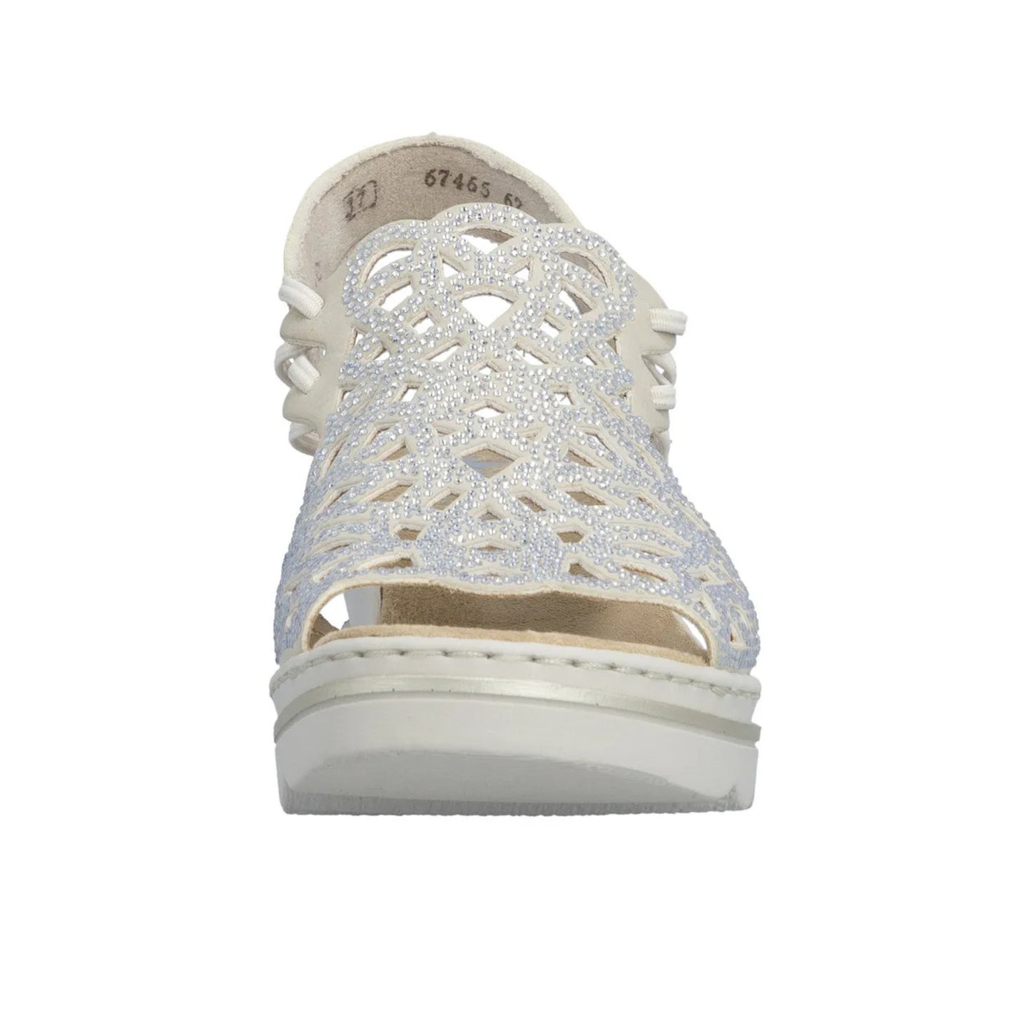 Rieker Wedge Sandal Sparkle Glam 67465