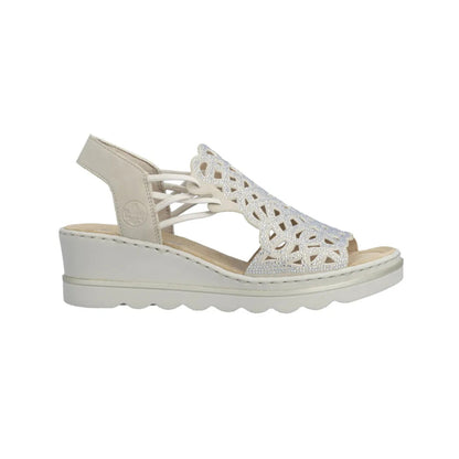 Rieker Wedge Sandal Sparkle Glam 67465