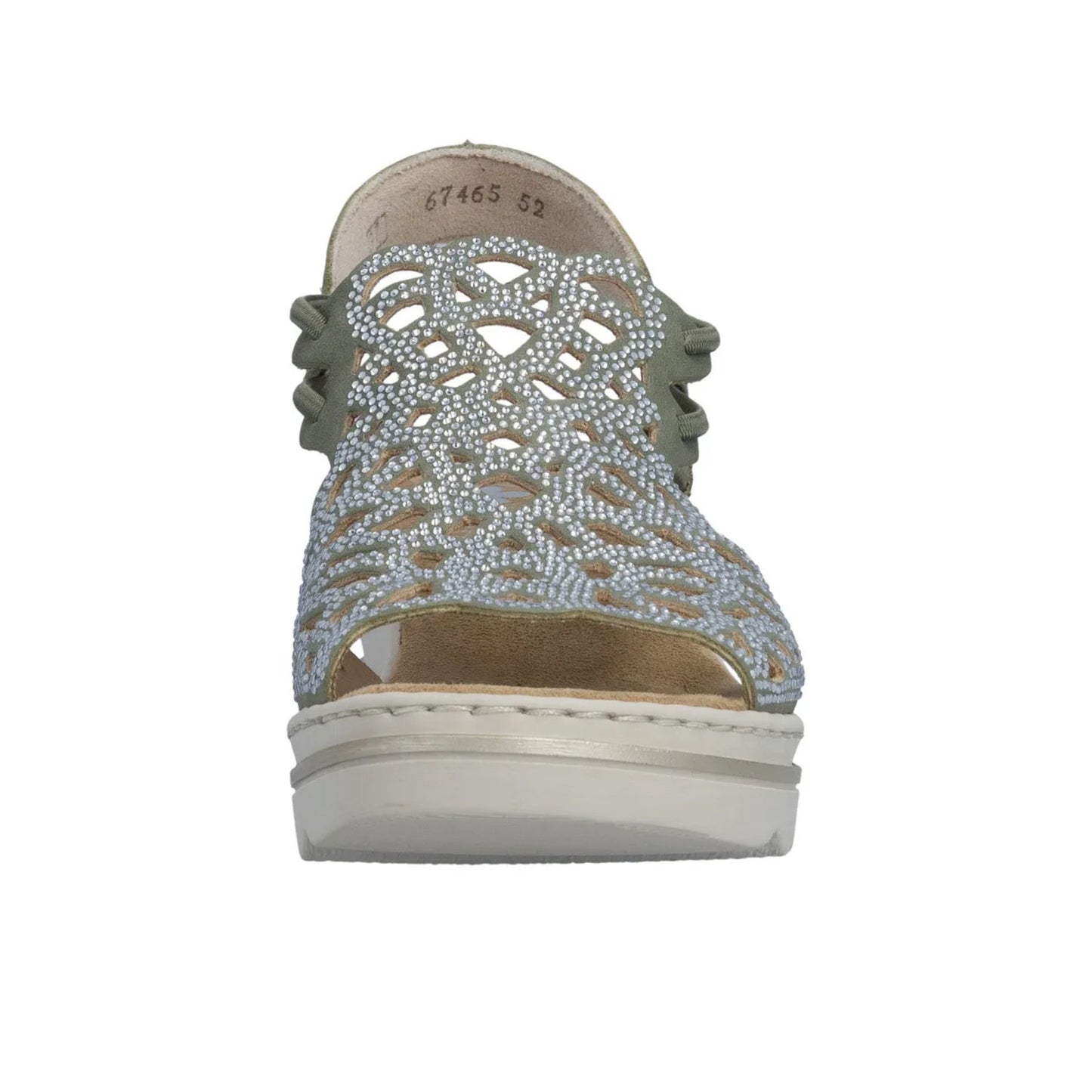 Rieker Wedge Sandal Sparkle Glam 67465