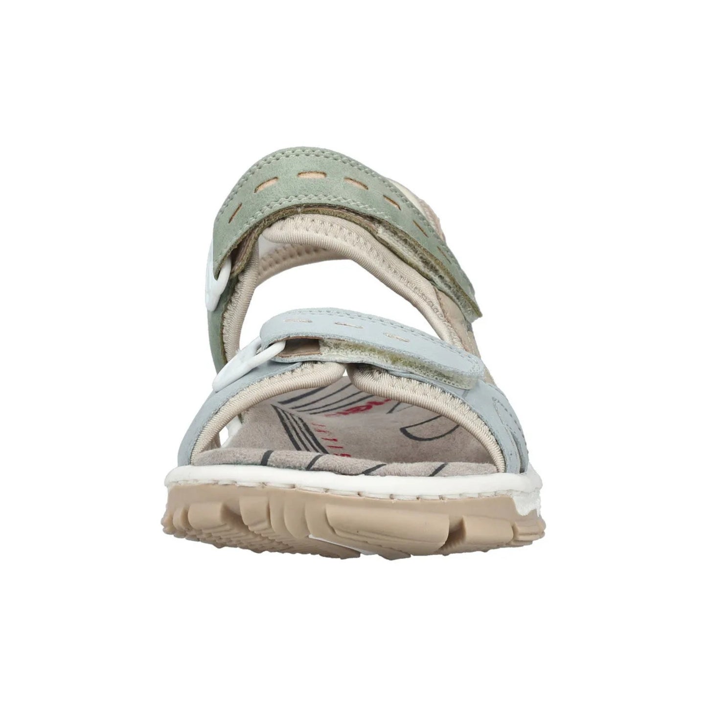 Rieker Ladies Walking Sandal Velcro Straps 68866