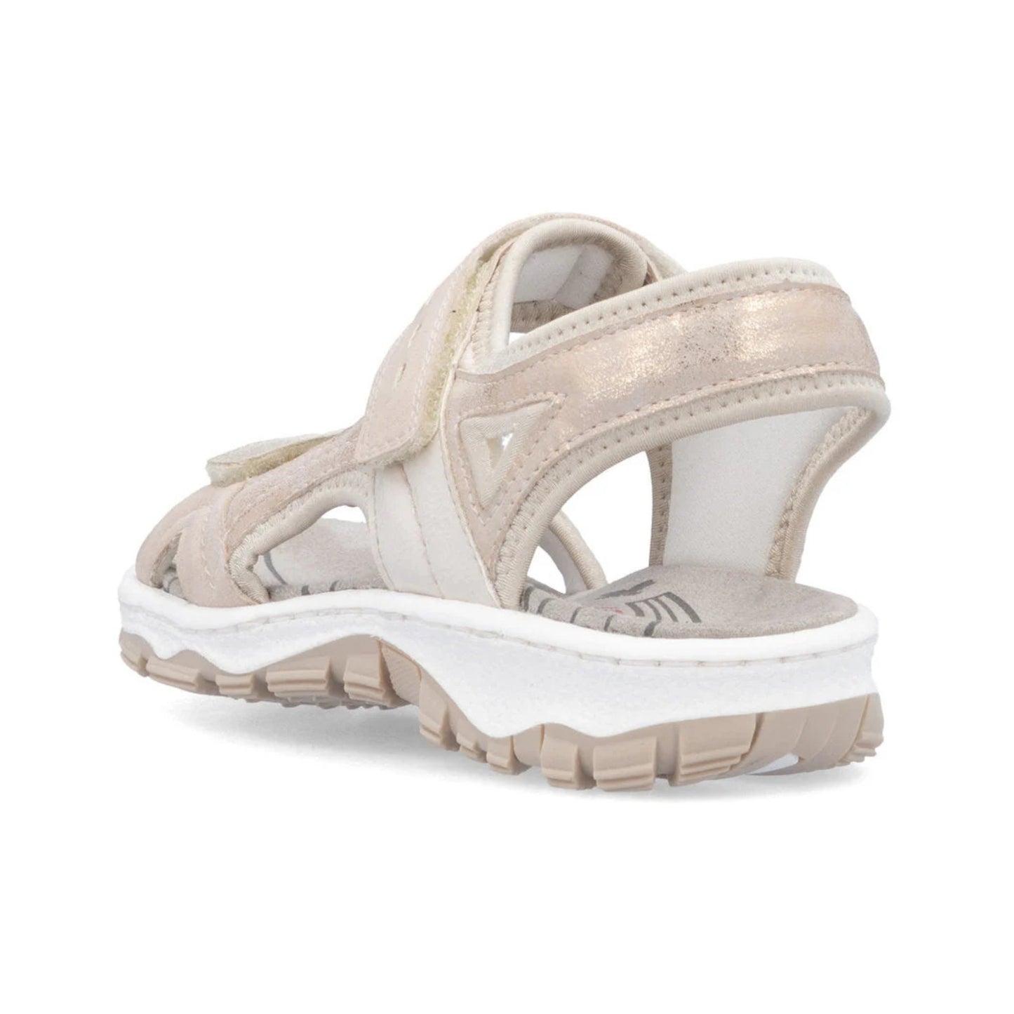 Rieker Ladies Walking Sandal Velcro Straps 68866