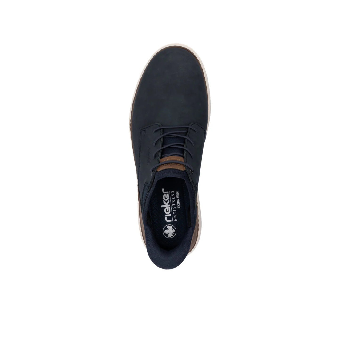 Rieker Men's Slip On Lace Shoes Dual Tone Leather B3357