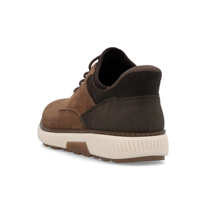 Rieker Men's Slip On Lace Shoes Dual Tone Leather B3357