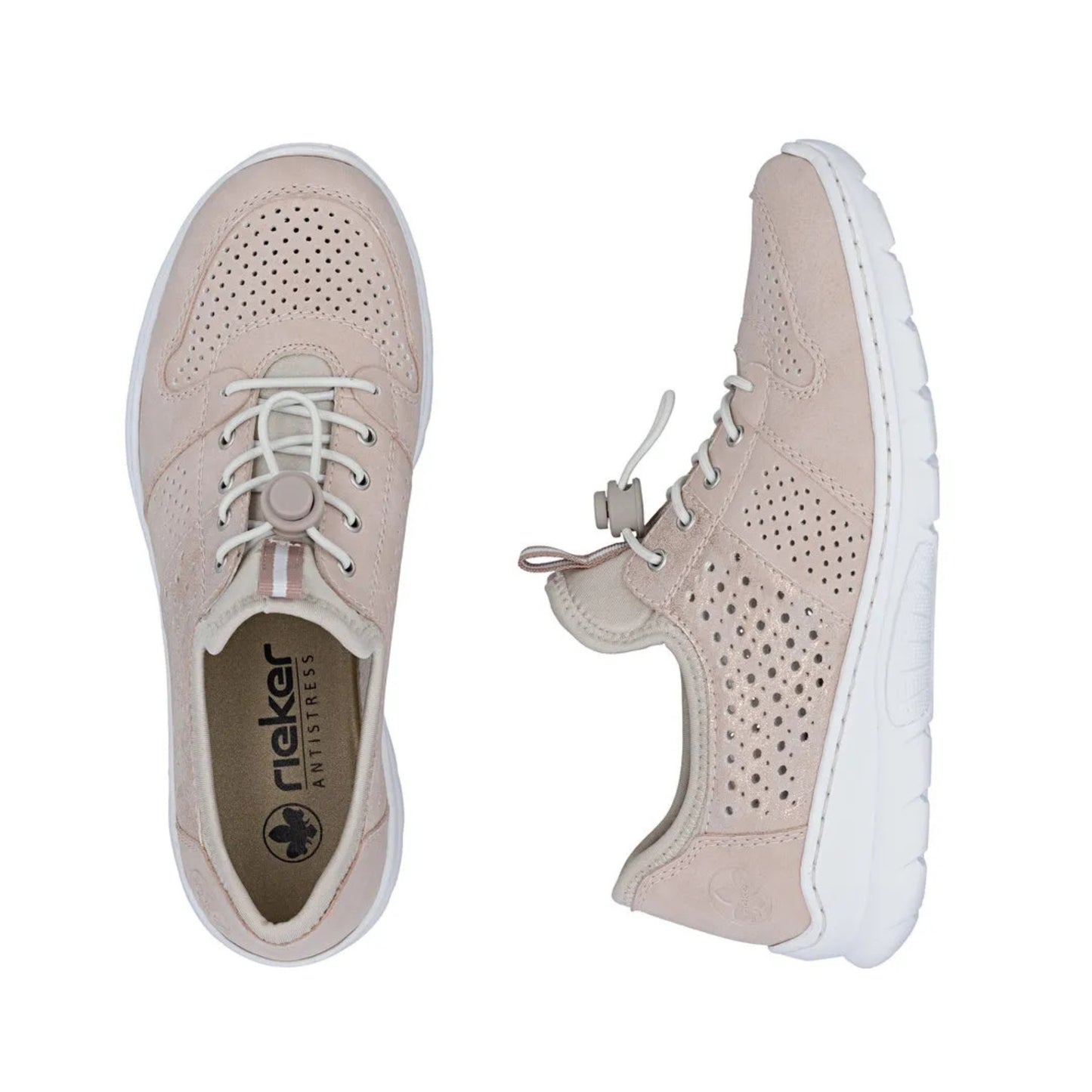 Rieker Toggle Lace Slip On Runner Shoe L3254 -32