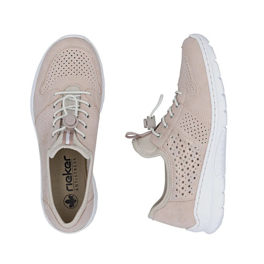 Rieker Toggle Lace Slip On Runner Shoe L3254 -32