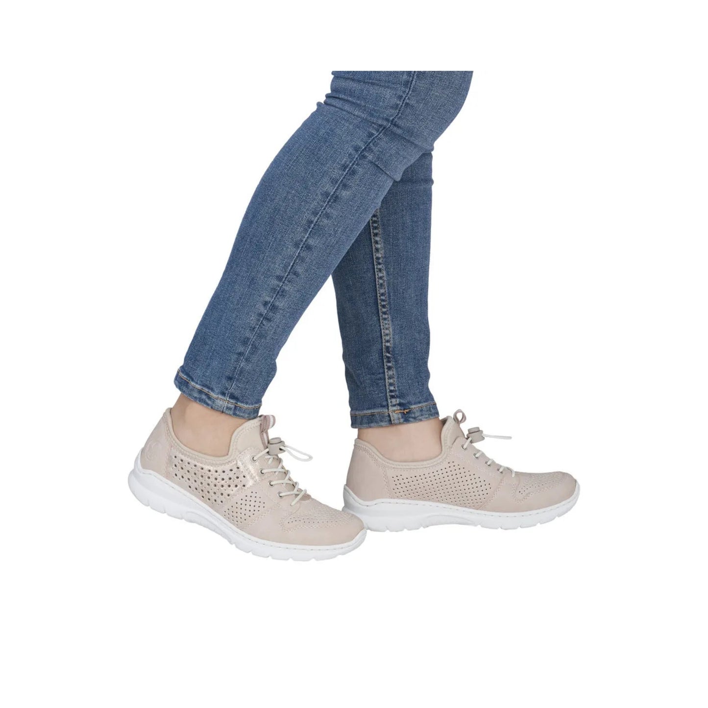 Rieker Toggle Lace Slip On Runner Shoe L3254 -32