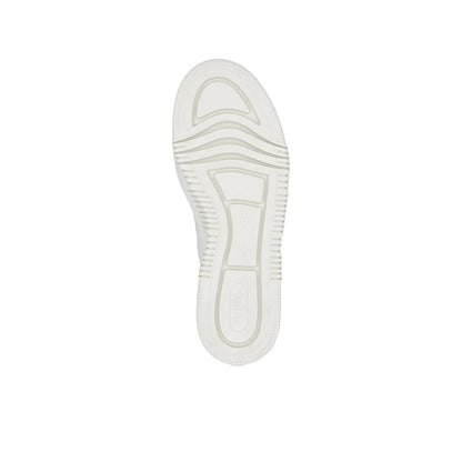 Rieker Platform Zipper Trainer Cream White M1912