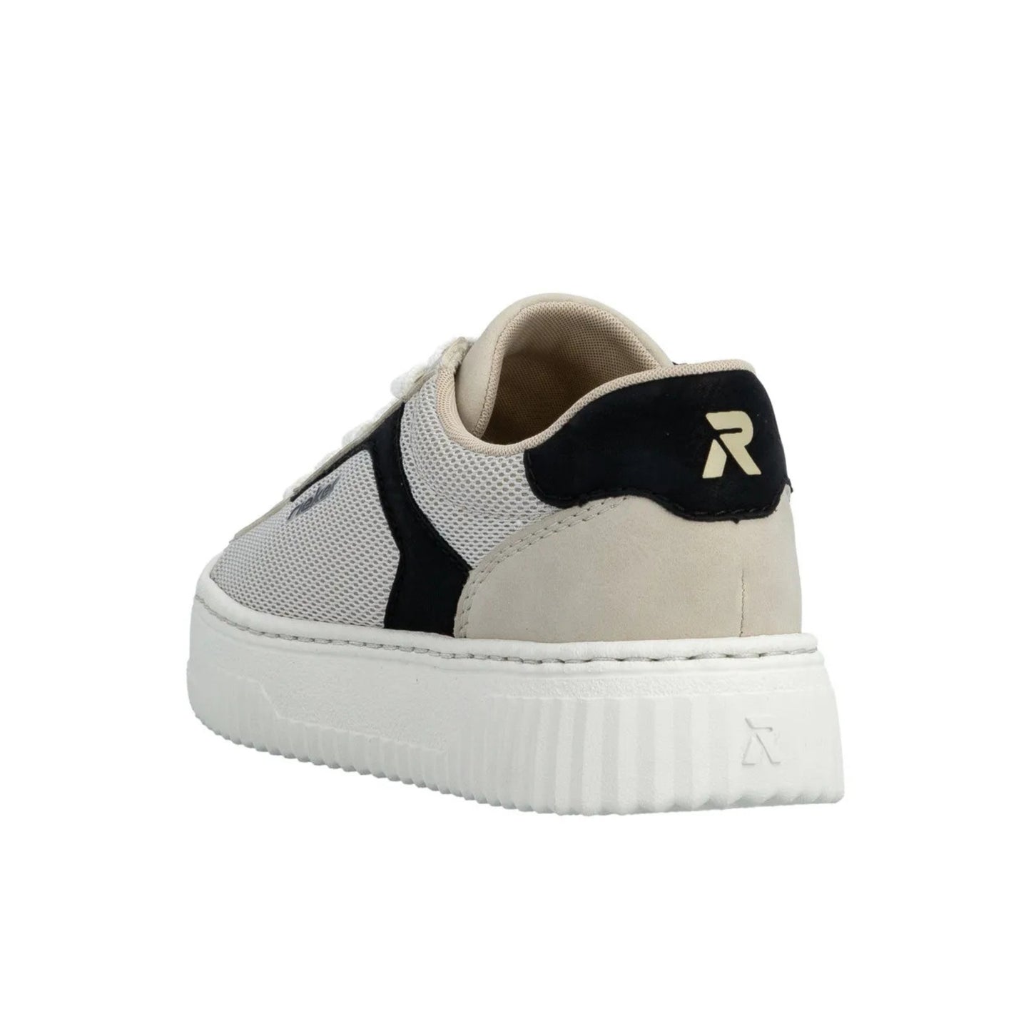 Rieker Revolution Trainer Platform Trainer Beige/Black N9900-60