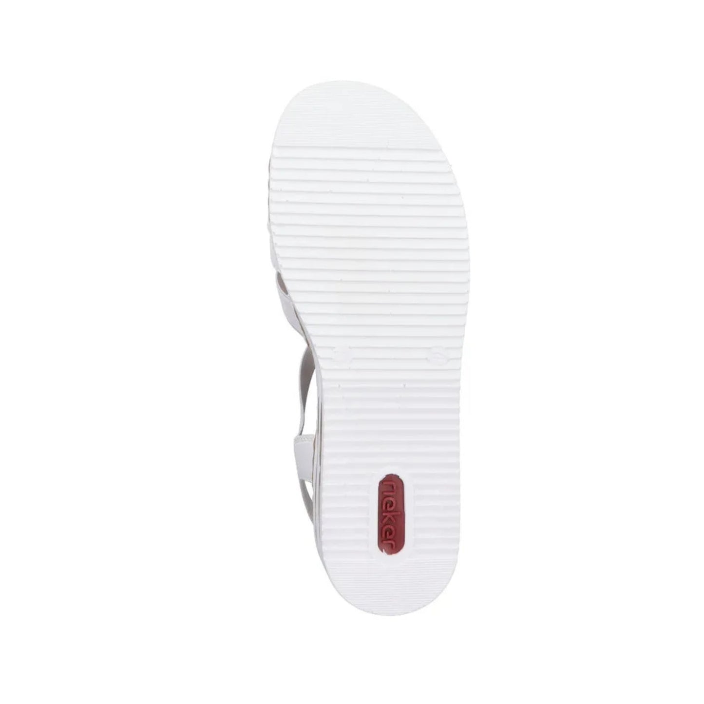 Rieker Slingback Sandal Beaded White V0240-80
